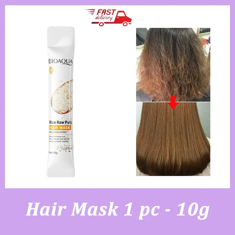 Magical Keratin Hair Mask 5 Seconds Repair Damaged Frizzy Hair Soft Smooth Shiny Rice Nutrition Moisturizing Nourish Hair Care