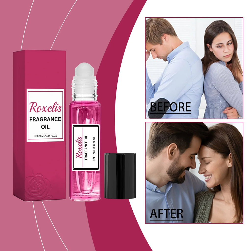 ROXELIS Rose Fragrance Oil Ball Bearing Perfume Women Pheromone Perfume Long-lasting Cologne for Women to Attract Men