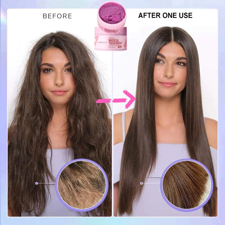 Magical Keratin Hair Mask 5 Seconds Repair Damaged Frizzy Hair Soft Smooth Shiny Nutrition Deep Moisturize Nourishing Hair Care