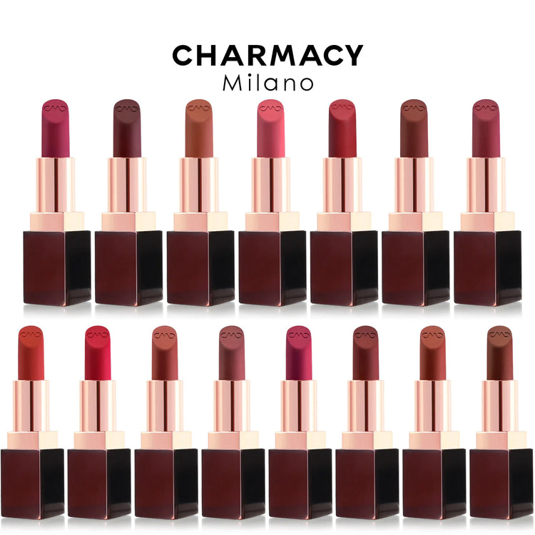 CHARMACY Matte Luxury Velvet Lipstick Waterproof Long-lasting High Quality Korean Lipsticks Lips for Women Makeup Cosmetic