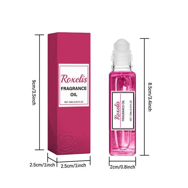 ROXELIS Rose Fragrance Oil Ball Bearing Perfume Women Pheromone Perfume Long-lasting Cologne for Women to Attract Men