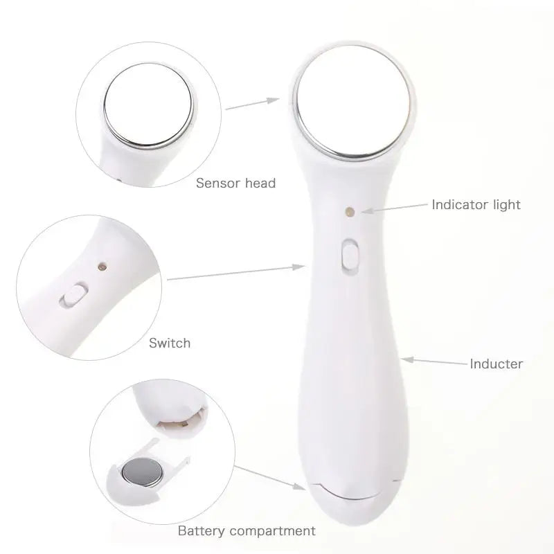 Woman Anti-wrinkle Whiten Ionic Face Massager Skin Care Facial Cleaner Beauty Electronic Iontophoresis