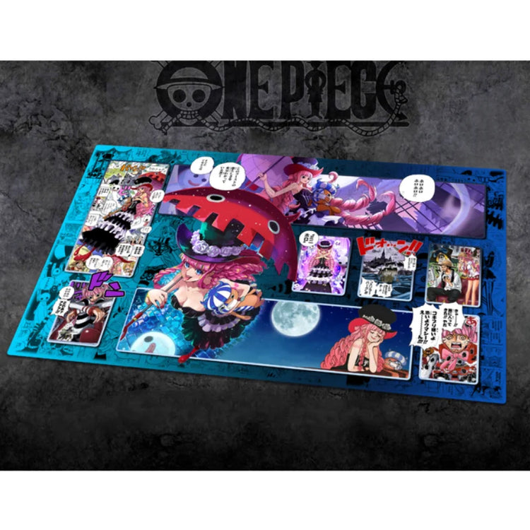 Anime One Piece OPCG 60*35cm Dedicated GAME Card PlayMat Battle Against Luffy Law Perona Robin Sakazuki Comic Book Series Toys