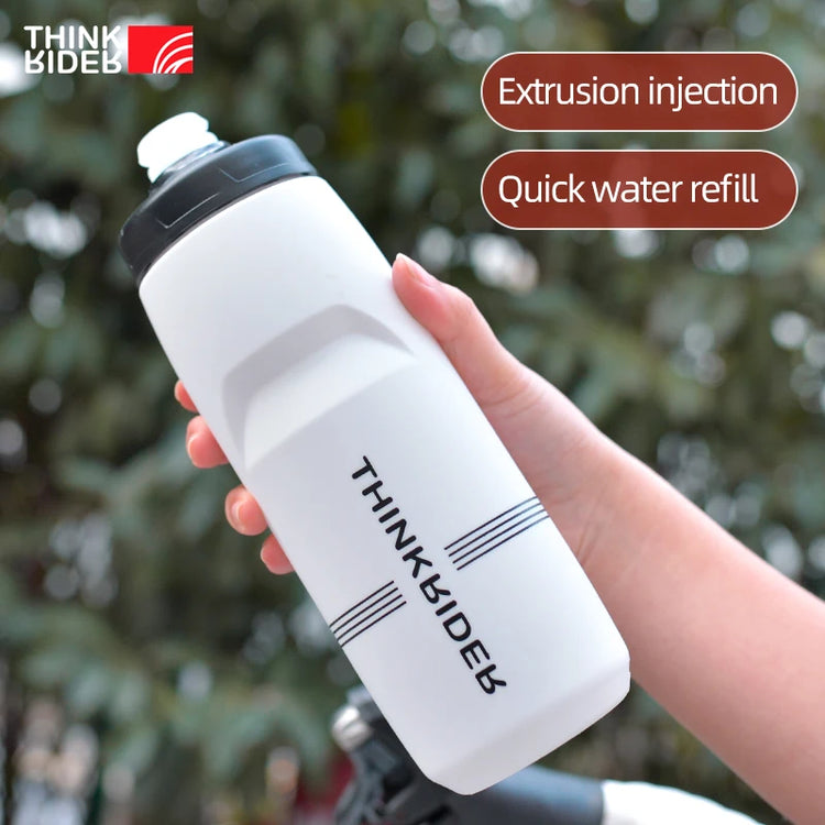 ThinkRider Bicycle Bottle MTB Road Bike Water Bottle Outdoor Sports Plastic Portable Large Capacity Drink Cycling Water Bottle