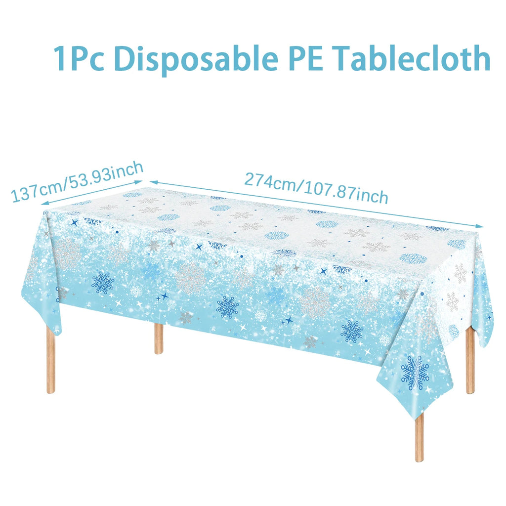 Christmas PE Tablecloth Merry Christmas Decoration For Home 2024 Navidad Kerst Xmas Decor Noel Kerst Happy New Year Gift 2025